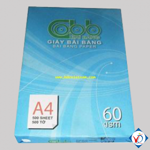 Giấy A4 BB vỏ xanh có tem